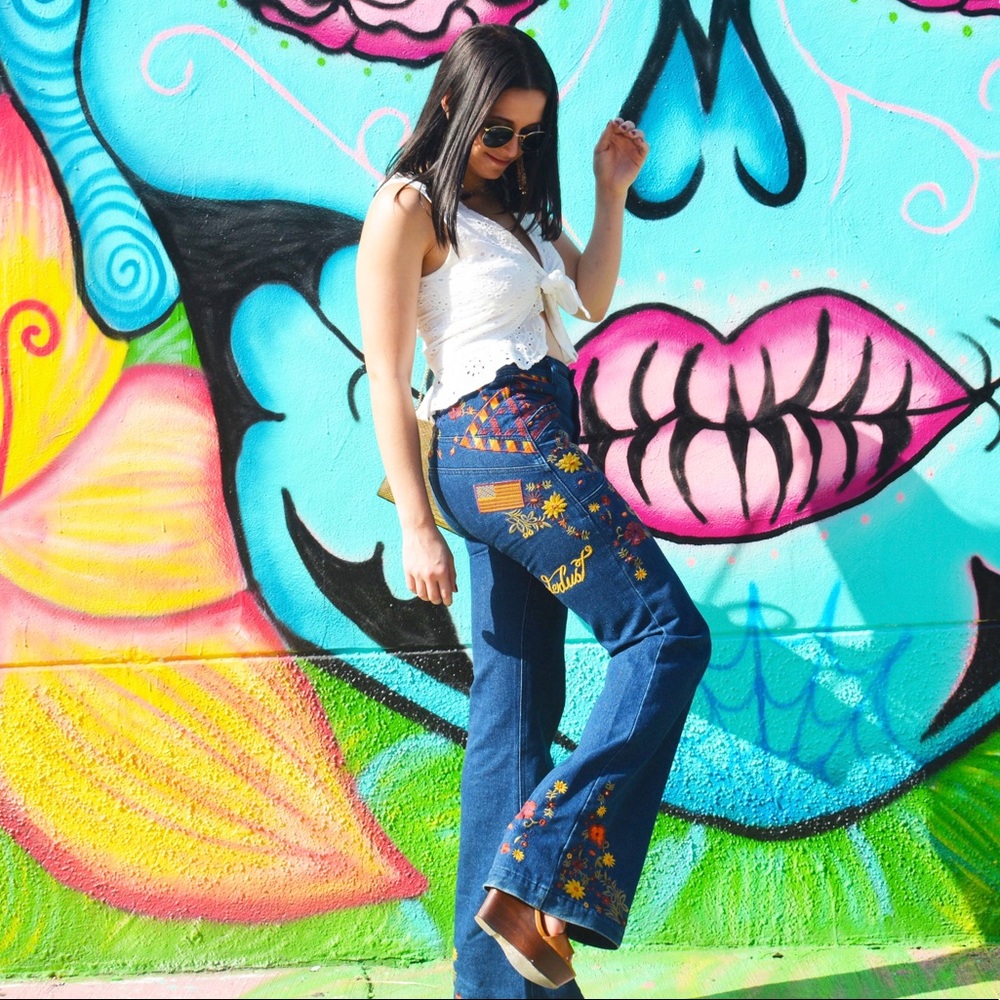 Bell bottom jeans
